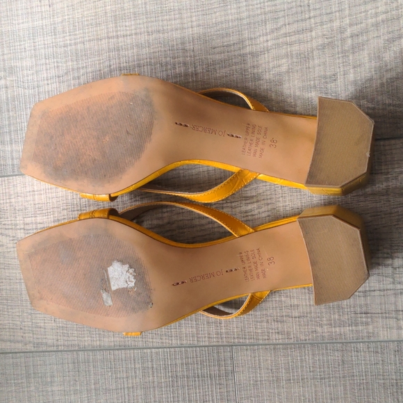 COPY - Jo Mercer block heel strappy leather sandals size 38 - Picture 3 of 7